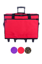 Load image into Gallery viewer, 23&quot; Wheeled Sewing Machine Carrier, TB23 - Red