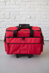 19" Wheeled Sewing Machine Carrier, TB19 - Red
